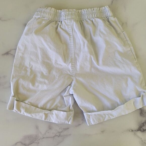 Tough skins 6X girls kids brilliant white utility shorts pull on 100% cotton - Picture 4 of 5